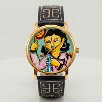 BABUMOSAI | Hand Painted Bengali Babu Watch by Narion Watch with Narion’s Signature Strap