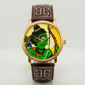 RAGHUVIR | Hand Painted Shree Ram Watch by Narion Watch with Narion’s Signature Strap